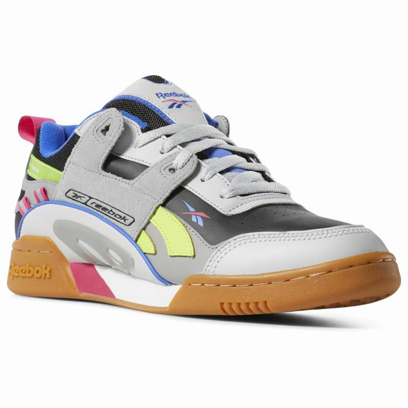 Reebok Workout Plus Ati 90s Tenisky Damske - Viacfarebný/Siva/Čierne/Svetlo Zelene SU8291MN